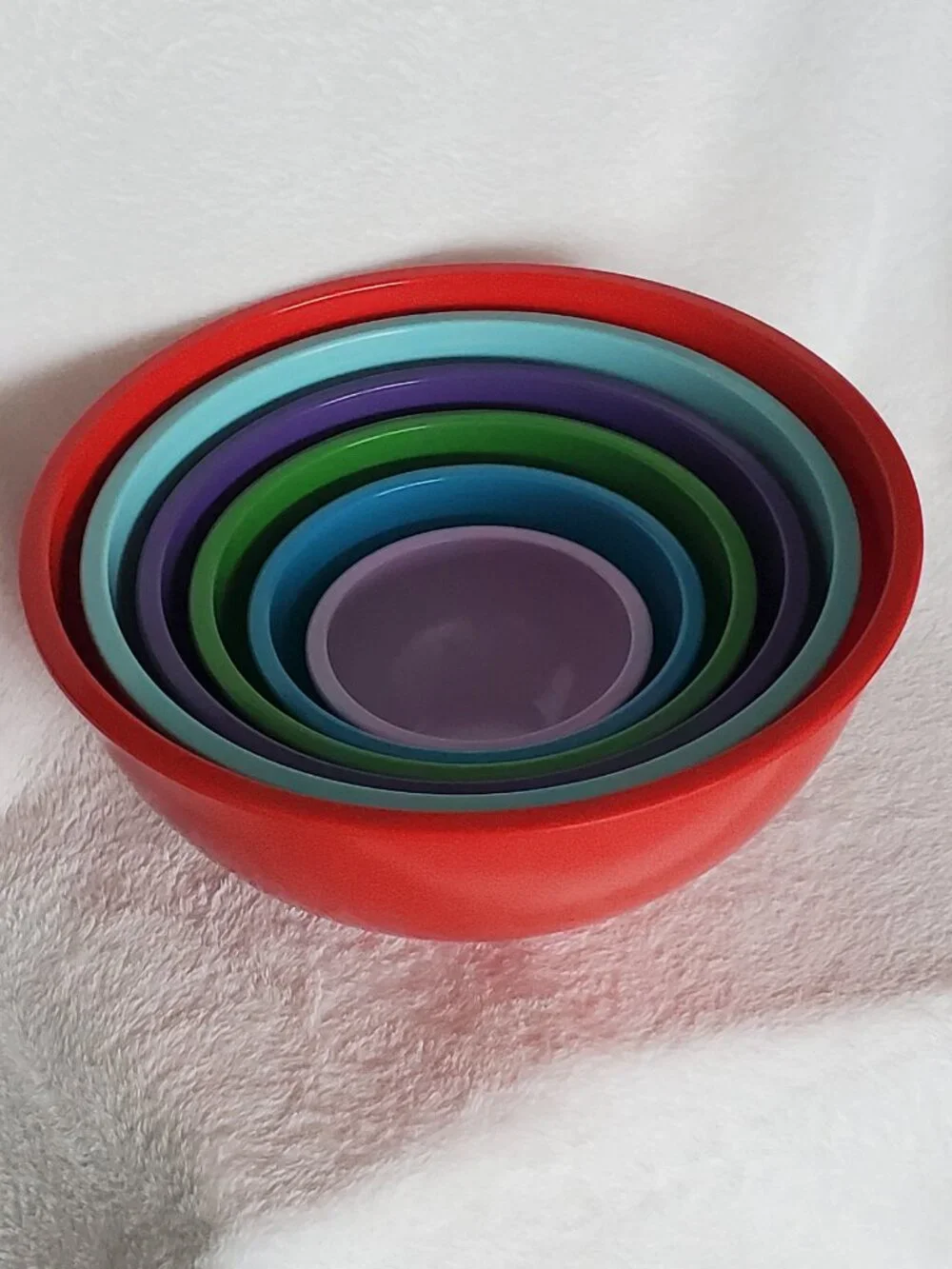 GHP nesting bowl set melamine Set of 6 HTF! Vintage Discontinued EUC!